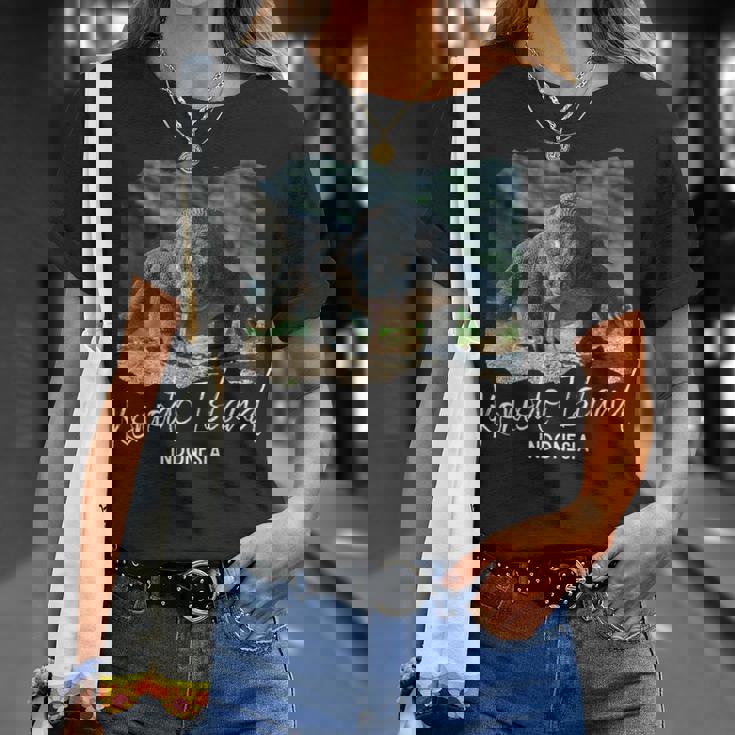 コモド島インドネシアコモドドラゴン Tシャツ 彼女への贈り物