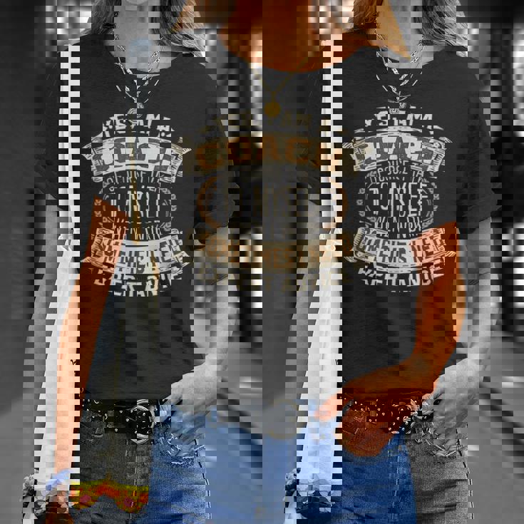 コーチ I トレーナー I 面白いフレーズ I コーチ Tシャツ 彼女への贈り物