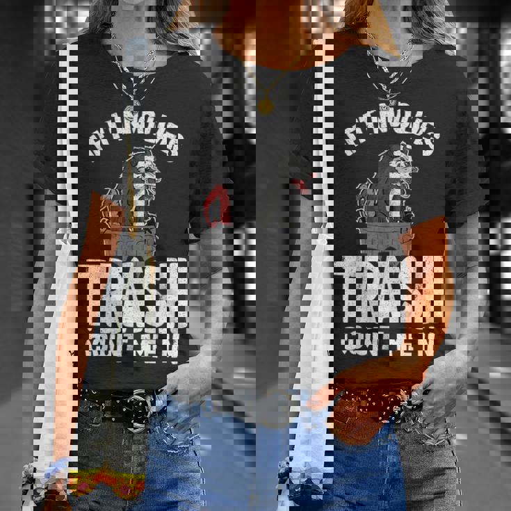 ゴミが関係するならオポッサムジョークでカウントしてくれポッサム Tシャツ 彼女への贈り物