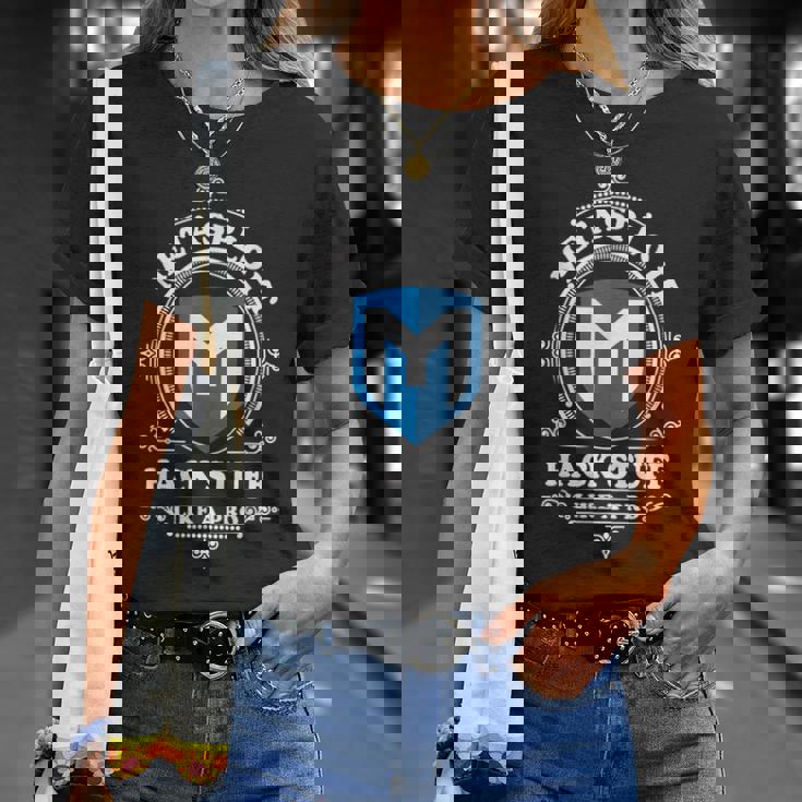 サイバーセキュリティ Metasploit プロのようなものをハック Tシャツ 彼女への贈り物