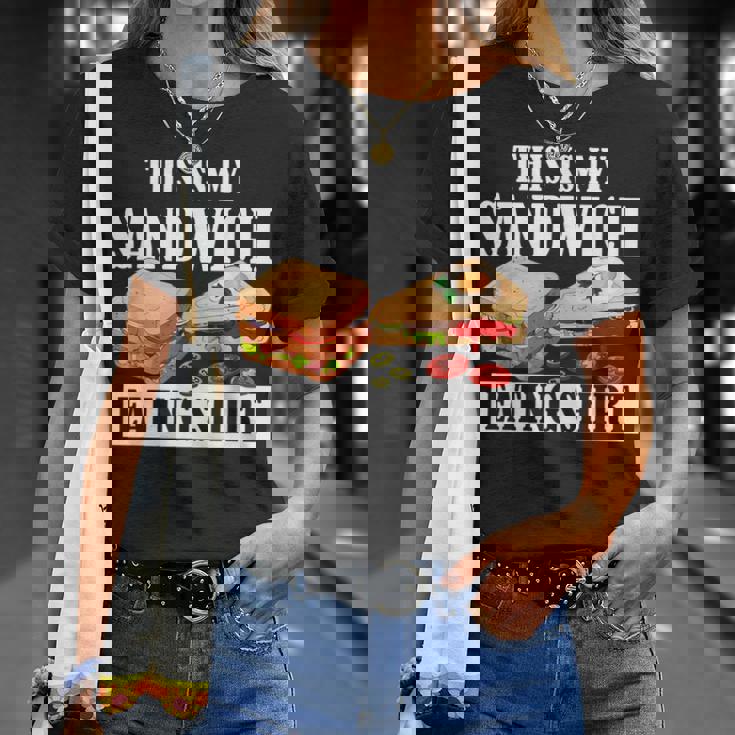 サンドイッチ服 This Is Myandwich Eating Tシャツ 彼女への贈り物