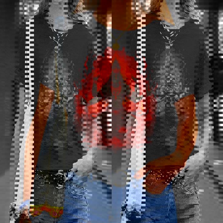 シヴァ神 破壊者 火の瞑想 ヒンドゥー教の神 ヒンドゥー教 Tシャツ 彼女への贈り物