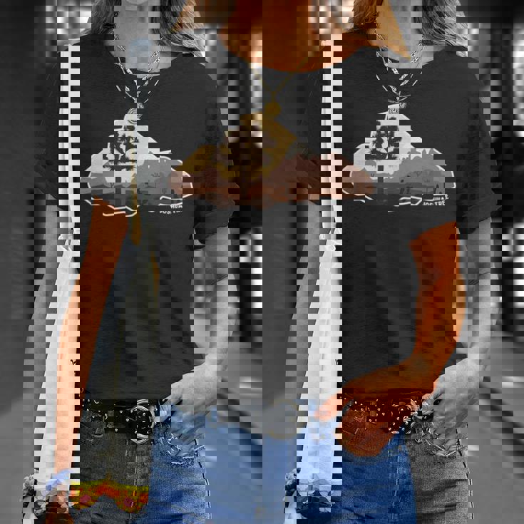 ジョシュア レトロ ボルダー ツリー ファニー ロック クライミング Tシャツ 彼女への贈り物