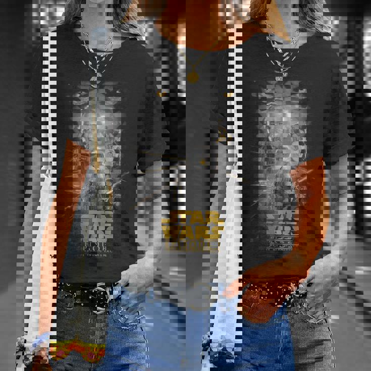 スター・ウォーズ クラシック エピソードi ファントム・メナス ポスター Tシャツ 彼女への贈り物