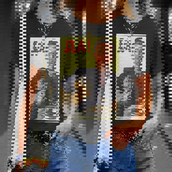 ソビエト連邦 ソ連 プロパガンダ Tシャツ 彼女への贈り物