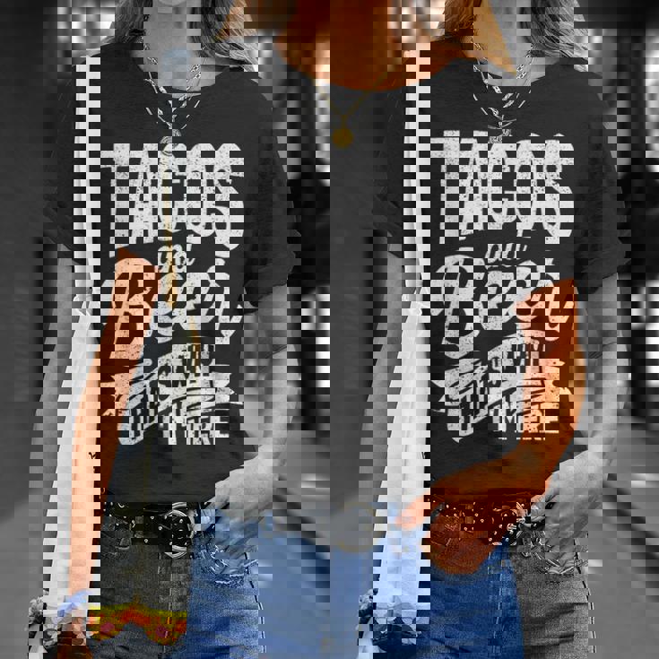 タコス ビール なぜここにいるのか パブ シンコ・デ・マヨ メキシコを飲む Tシャツ 彼女への贈り物