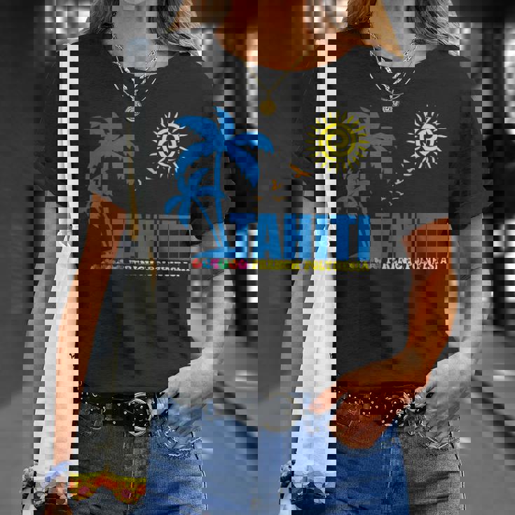 タヒチ フランス領ポリネシア お土産 タヒチ Tシャツ 彼女への贈り物