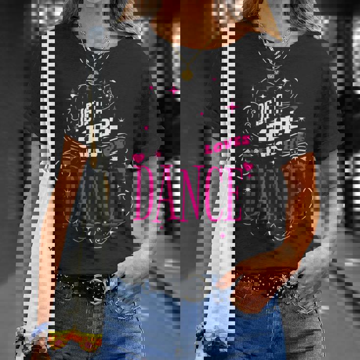 ダンス好きのためのダンスが大好きな女の子だけ Tシャツ 彼女への贈り物