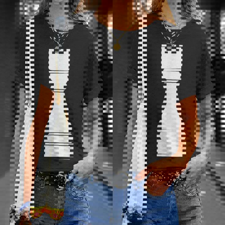チェス、チェスの駒、ルーク、チェス愛好家、ギフト Chess Tシャツ 彼女への贈り物