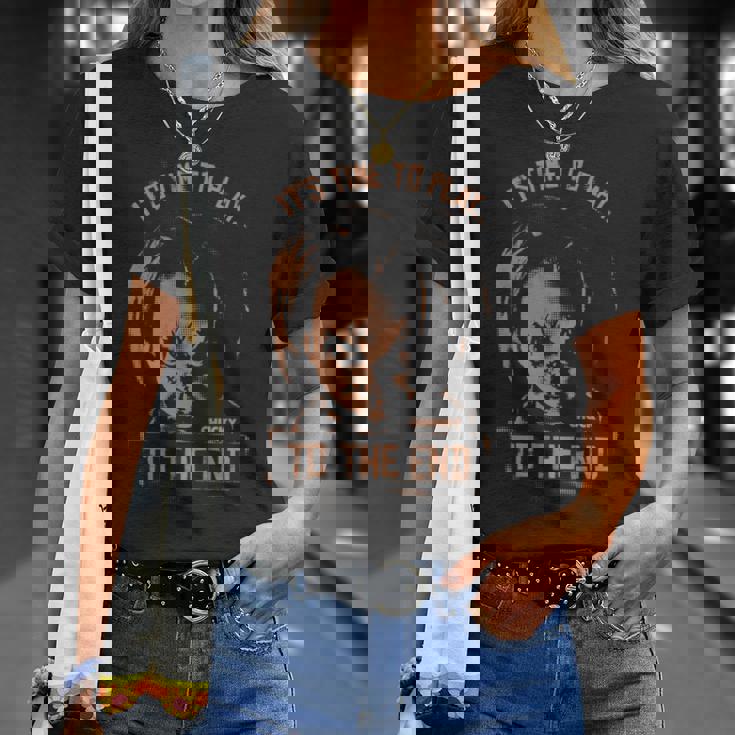 チャッキー It’S Time To Play To The End 長袖tシャツ Tシャツ 彼女への贈り物