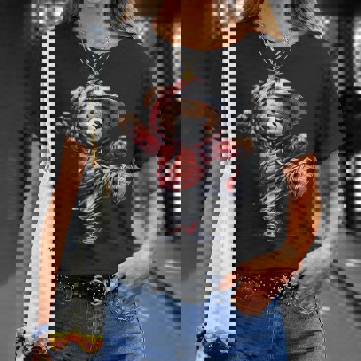 テディ愛好家やキッズダンサーのための面白いクマ Tシャツ 彼女への贈り物