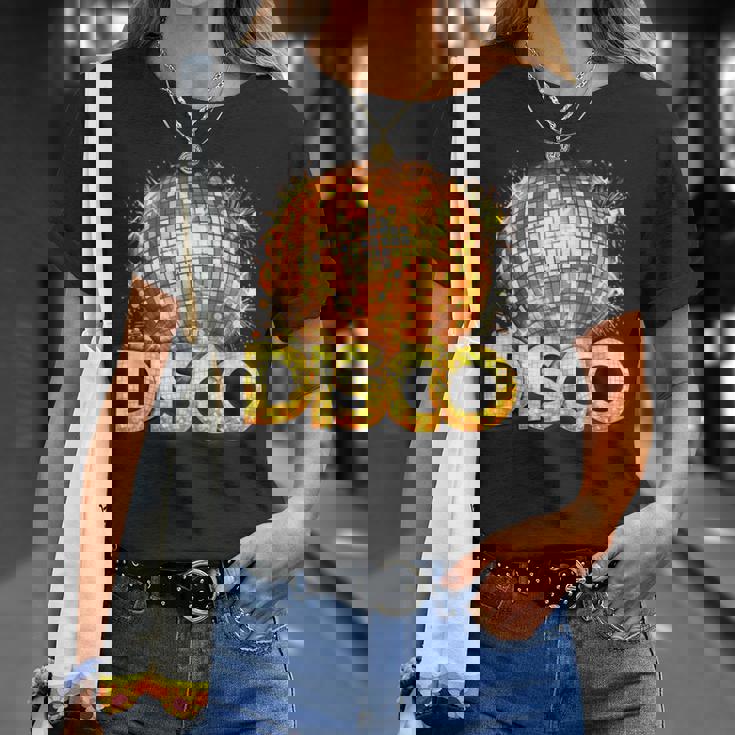 ディスコフィーバーコスチューム女性男性-ダンステーマパーティー用品 Tシャツ 彼女への贈り物