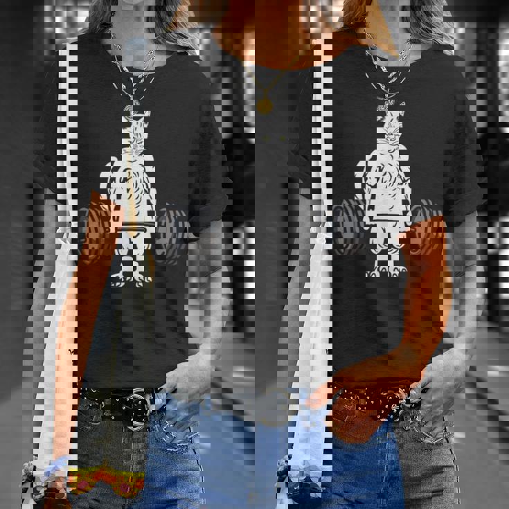 デッドリフト フィットネス 猫 ウェイトトレーニング エクササイズ ギフト Tシャツ 彼女への贈り物