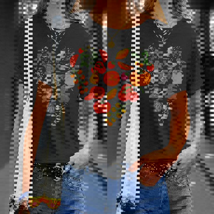 トマトラブ 野菜園芸 トマト Tシャツ 彼女への贈り物