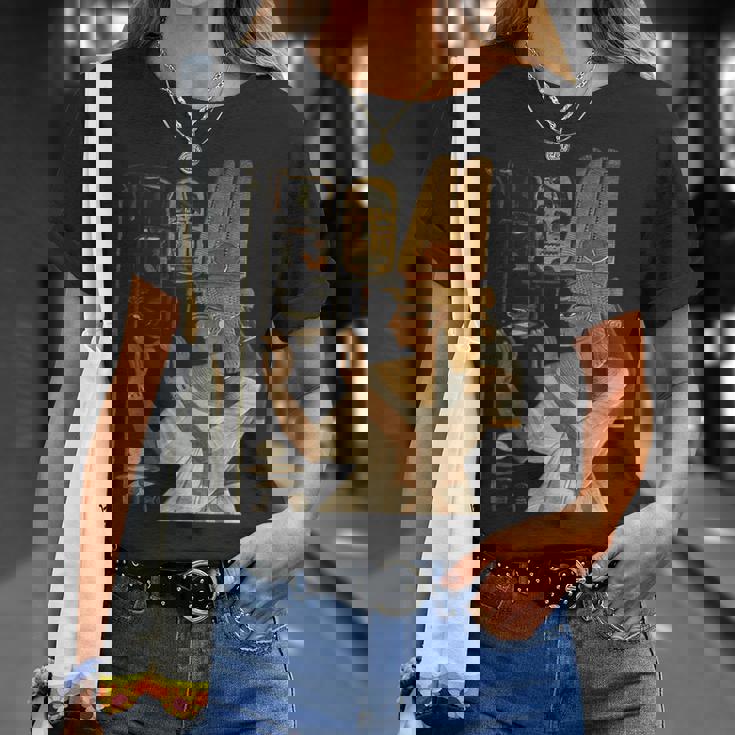 ネフェルタリ女王 古いエジプトファラオ家族 誕生日 クリスマスギフト Tシャツ 彼女への贈り物