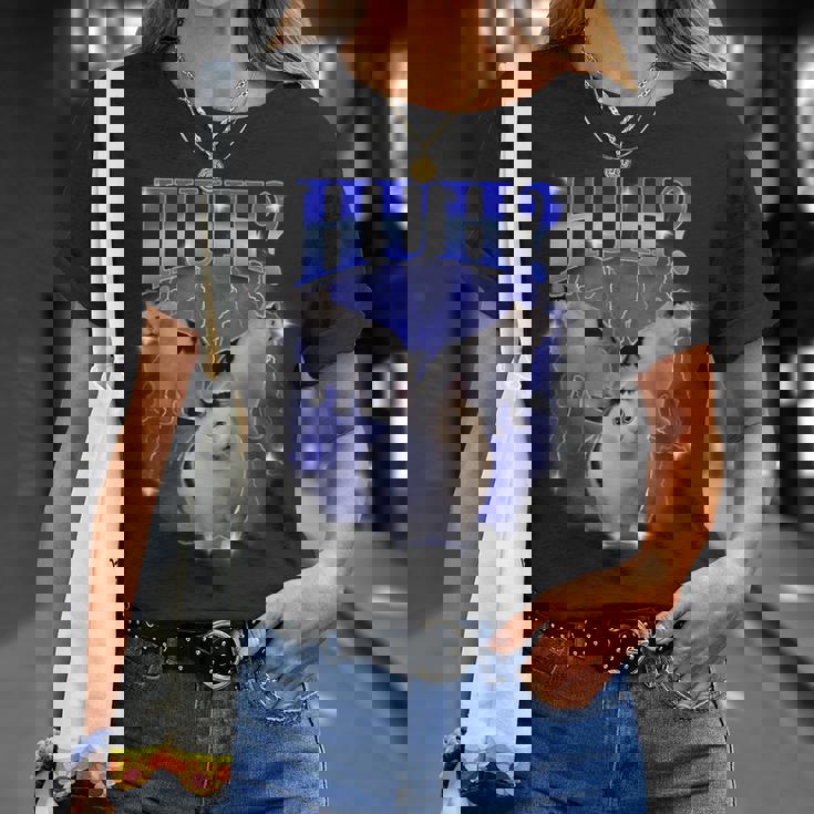 ハグ・バリー・キャット・ミーム面白い奇妙な海賊版特有のダンク・ミーム Tシャツ 彼女への贈り物