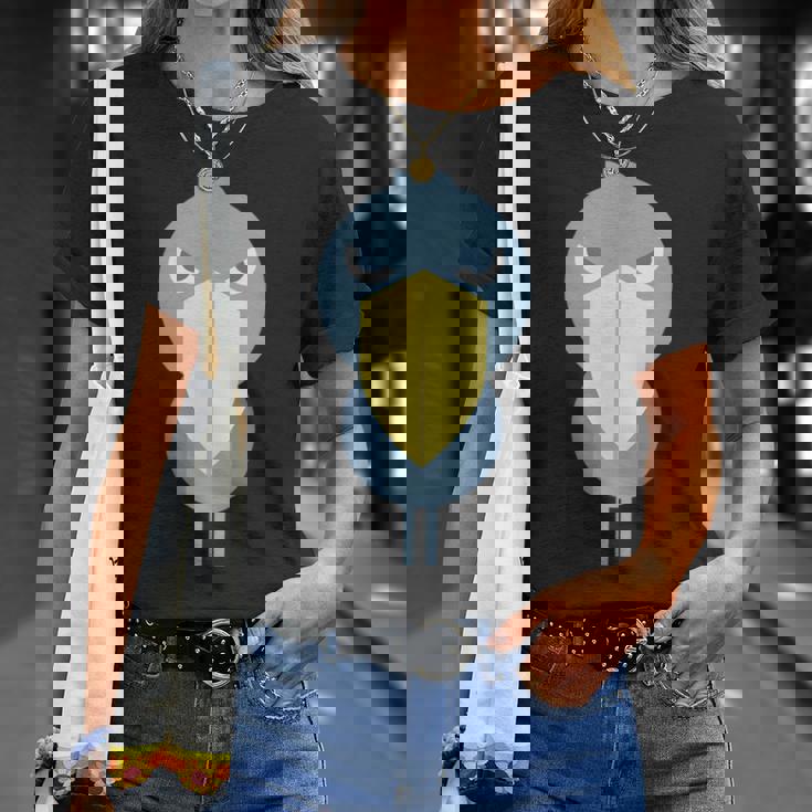 ハシビロコウ アニマル イラスト ミニマル 図案 シンプル ユニセックス ギフト Tシャツ 彼女への贈り物