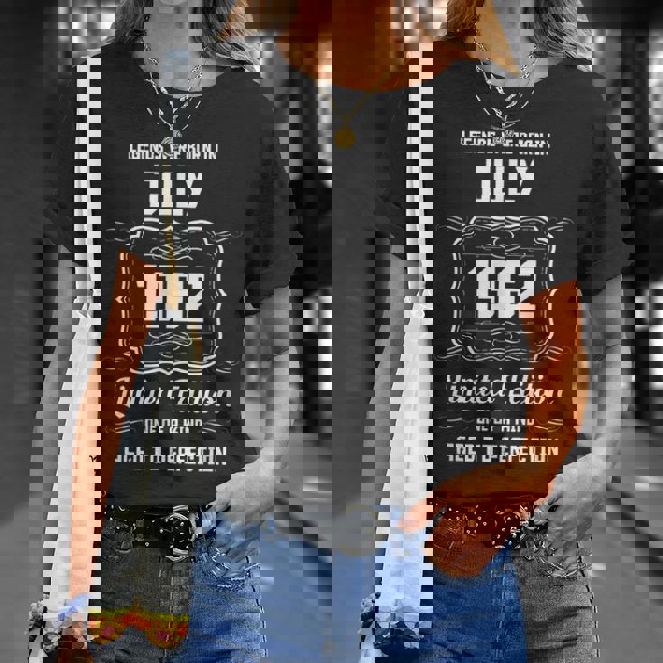 ハッピーバースデー 1962年 7月 Tシャツ 彼女への贈り物