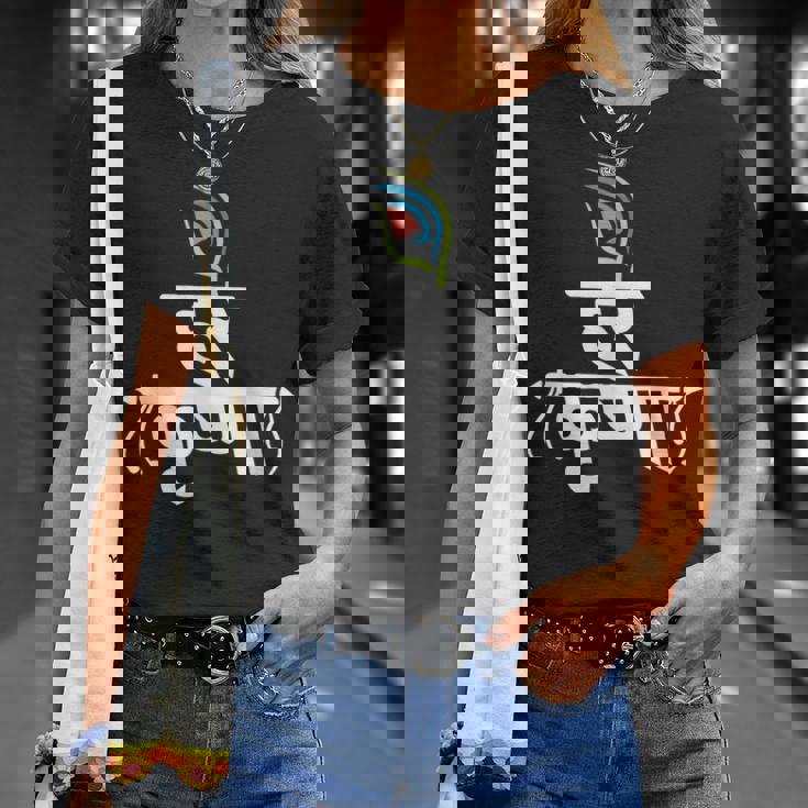 ハレ クリシュナ マントラ インディアン フルート 孔雀 羽 トゥルシ マーラ Tシャツ 彼女への贈り物