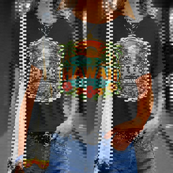 ハワイ アロハ州立大学 お土産 訪問者 記念品 ハワイアン 長袖tシャツ Tシャツ 彼女への贈り物