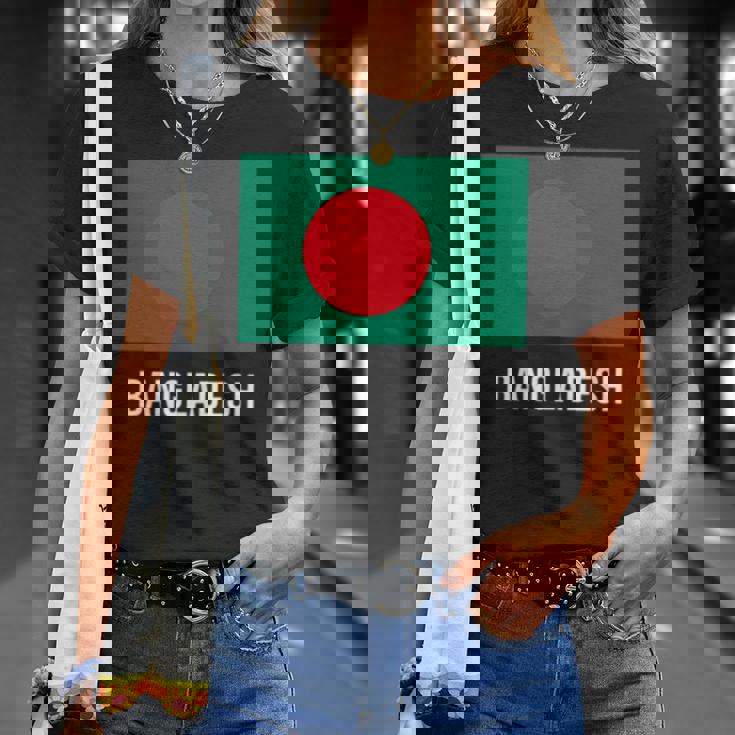 バングラデシュ バングラデシュ国旗 長袖tシャツ Tシャツ 彼女への贈り物