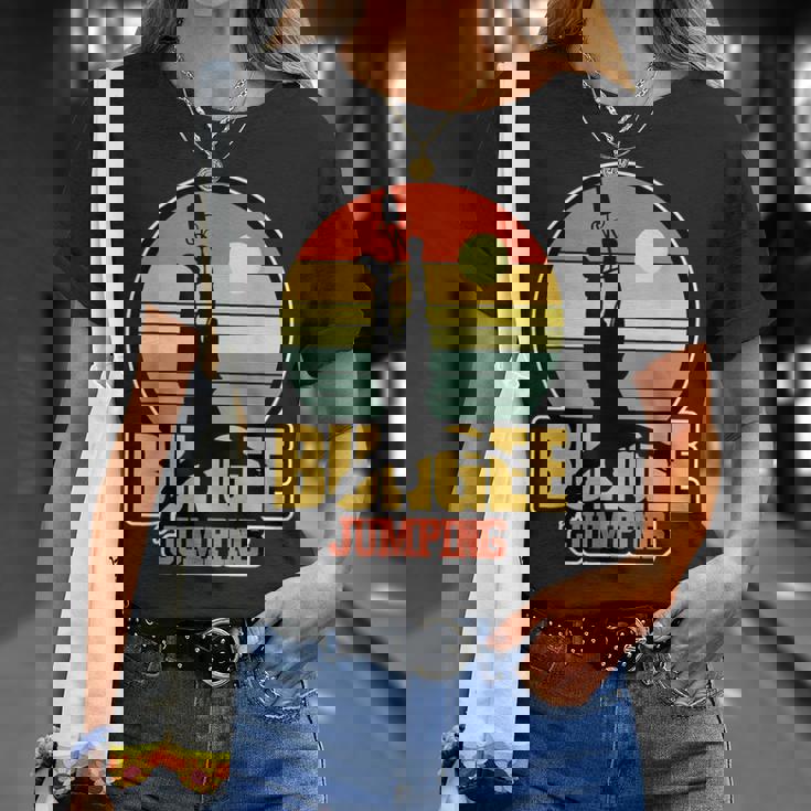 バンジージャンプ バンジージャンプ エクストリームスポーツファン Tシャツ 彼女への贈り物