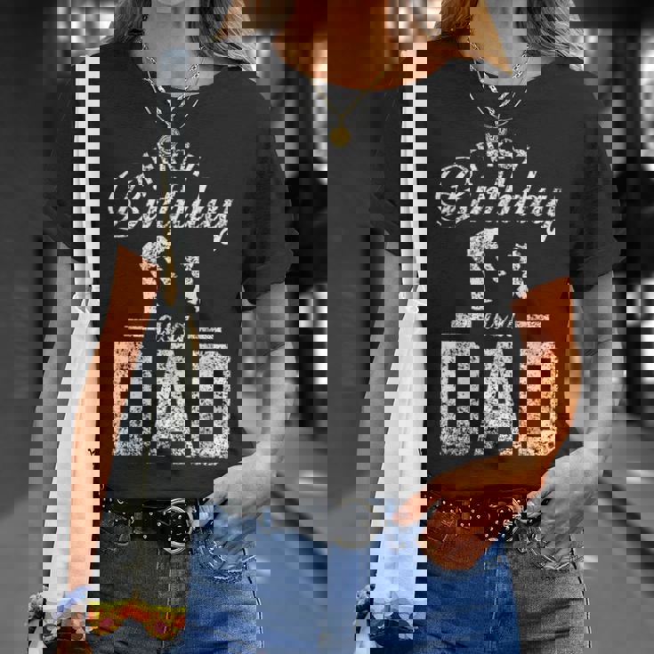 パパになって初めての誕生日 お父さん 父 パパ パーティー 誕生日 Tシャツ 彼女への贈り物