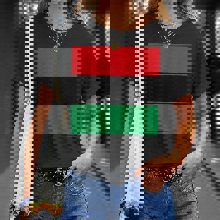 パンアフリカ国旗tシャツ Tシャツ 彼女への贈り物