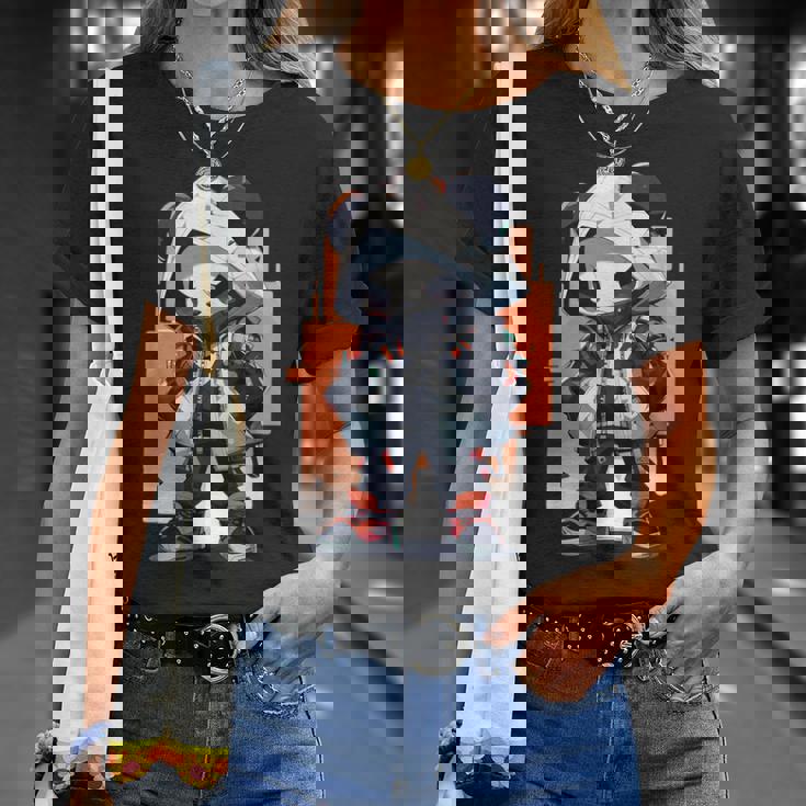 パンダ ストリート 都会 ヒーロー Tシャツ 彼女への贈り物