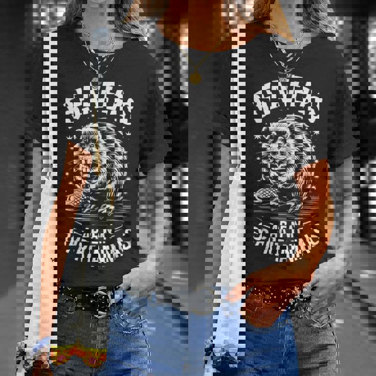 ビーバーズ スピリットアニマルズ おもしろビーバー Tシャツ 彼女への贈り物