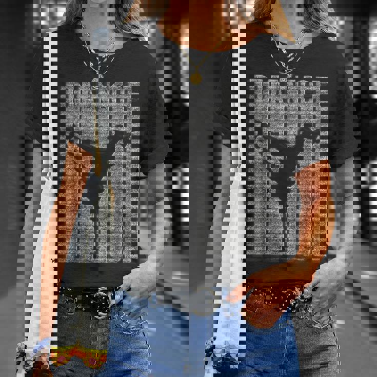 ブレイクダンス シャツ ヒップホップ ダンス イメージ シルエット ブレイクダンス Tシャツ 彼女への贈り物