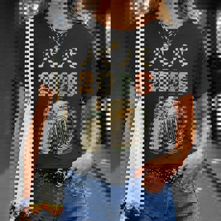 プレパパ2026・パパになりました・妊娠報告 パパ・パパになる予定 Tシャツ 彼女への贈り物