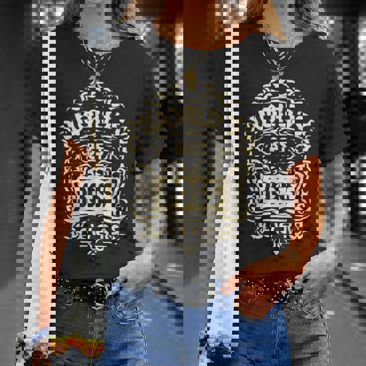 ボスの日 史上最高のボス 最高のボス Tシャツ 彼女への贈り物