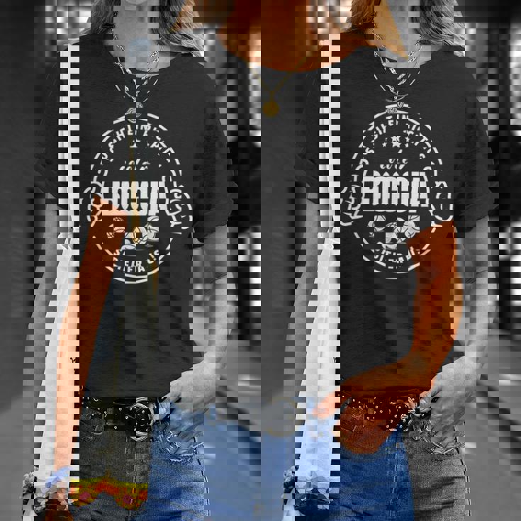 ボッチャゲーム用ボッチャボール発言付きボッチャウェア Tシャツ 彼女への贈り物