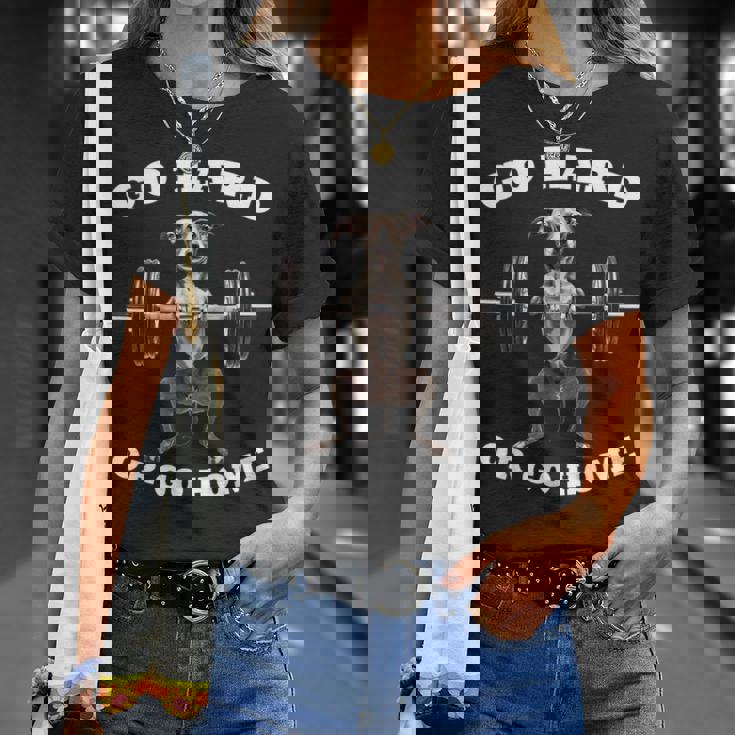 ポンピング ウェイトリフティング おもしろい イタリアングレイハウンド Tシャツ 彼女への贈り物