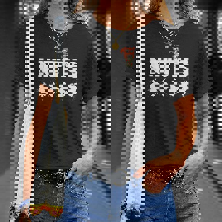 ポーカーデザイン リスの実カードゲーム ポーカーギフト 長袖tシャツ Tシャツ 彼女への贈り物