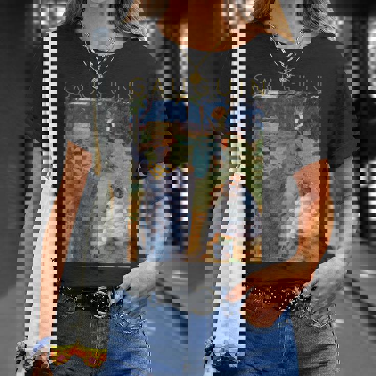 ポール・ゴーギャン マンゴーの木、マルティニーク Tシャツ 彼女への贈り物