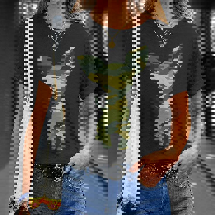 ミリタリー チワワ カモ メンズ プリント Us Dog Pup 退役軍人ギフト Tシャツ 彼女への贈り物