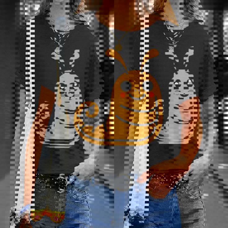 ユーモア ナメクジ 昆虫 かわいい ミニマリスト シンプル ナメクジ Tシャツ 彼女への贈り物