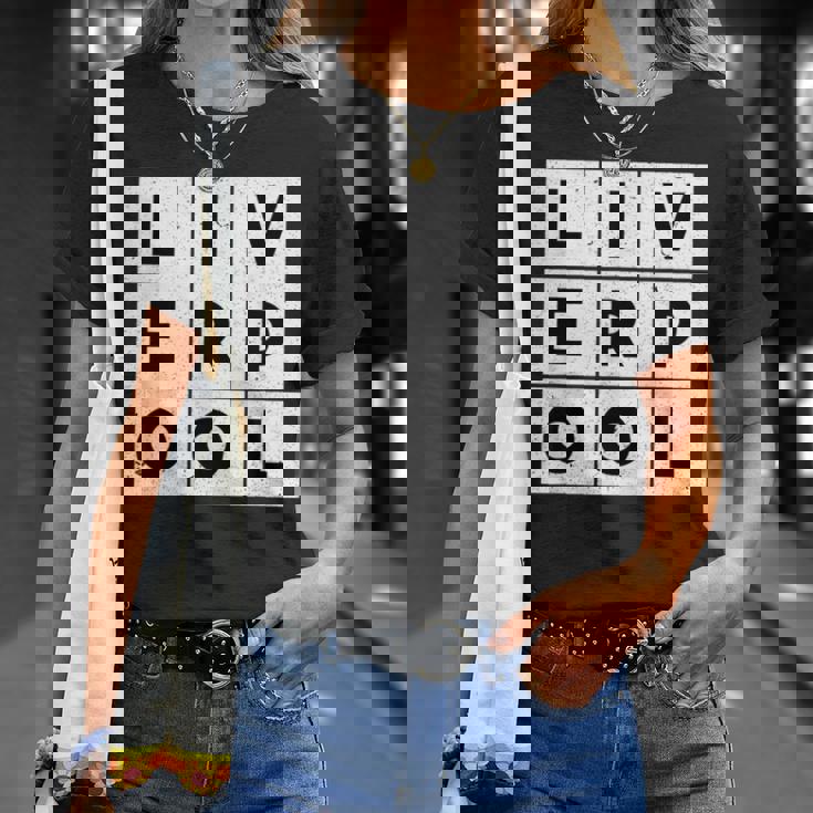 リバプール ギフト リヴァプール イギリス グレートブリテン Tシャツ 彼女への贈り物