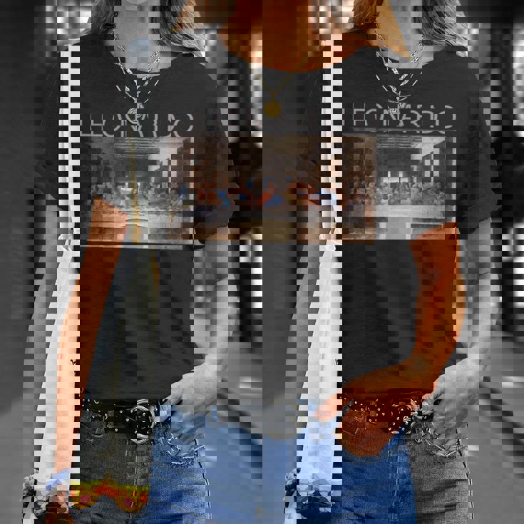 レオナルド ダヴィンチ 面白いtシャツ アート 絵画 メンズ 面白い 服 美術 おもしろ ネタ Tシャツ 彼女への贈り物