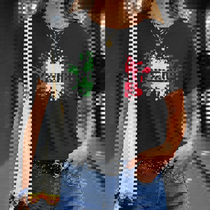 レトロ イタリア シティ ポッツォーリ Tシャツ 彼女への贈り物