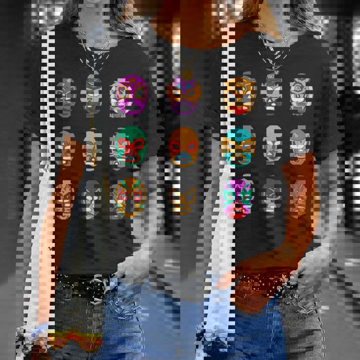 レトロ ルチャリブレ マスク オブ レジェンド レスリング 長袖tシャツ Tシャツ 彼女への贈り物