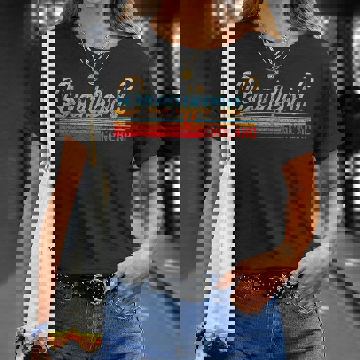 レトロ ヴィンテージ ブレントフォード ヴィンテージ 80年代スタイル ブレントフォード イングランド Tシャツ 彼女への贈り物