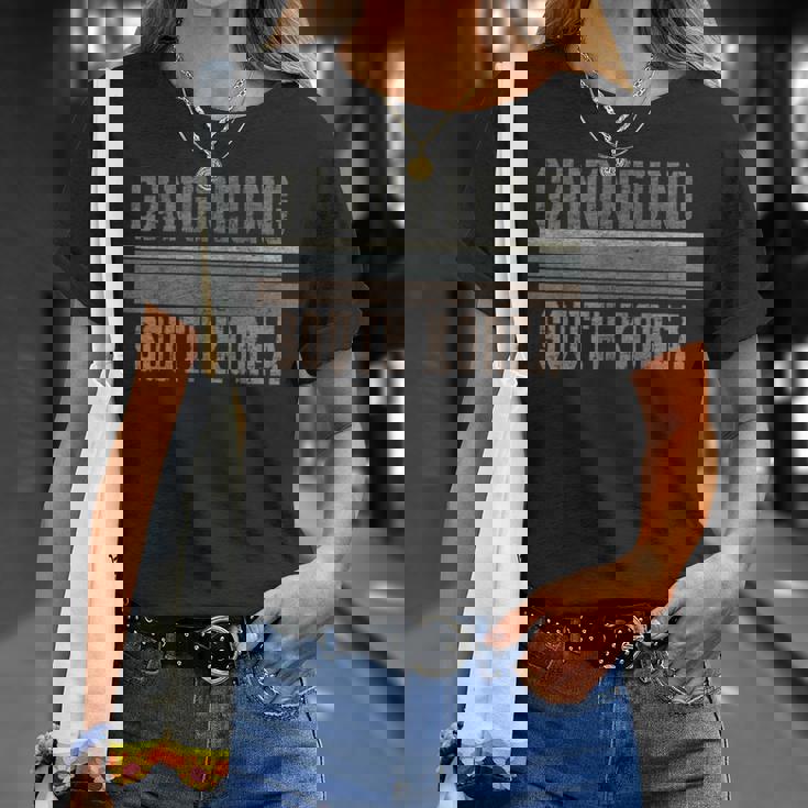 レトロ 江陵 韓国 Tシャツ 彼女への贈り物