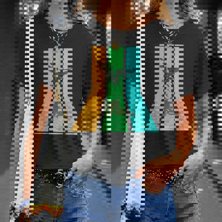 レトロ80年代ヴィンテージスタイルペガサス Tシャツ 彼女への贈り物