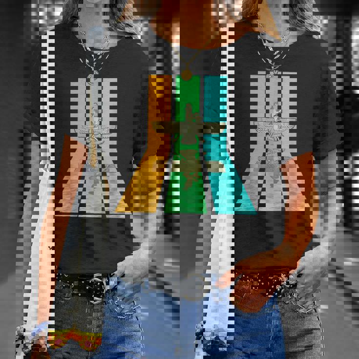 レトロ80年代ヴィンテージ風アヌンナキ Tシャツ 彼女への贈り物