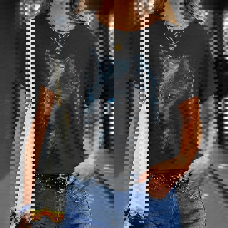 ロシアンブルーキャット Tシャツ 彼女への贈り物