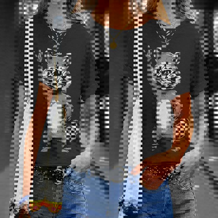 ロックンラスカルサングラスでクール Tシャツ 彼女への贈り物