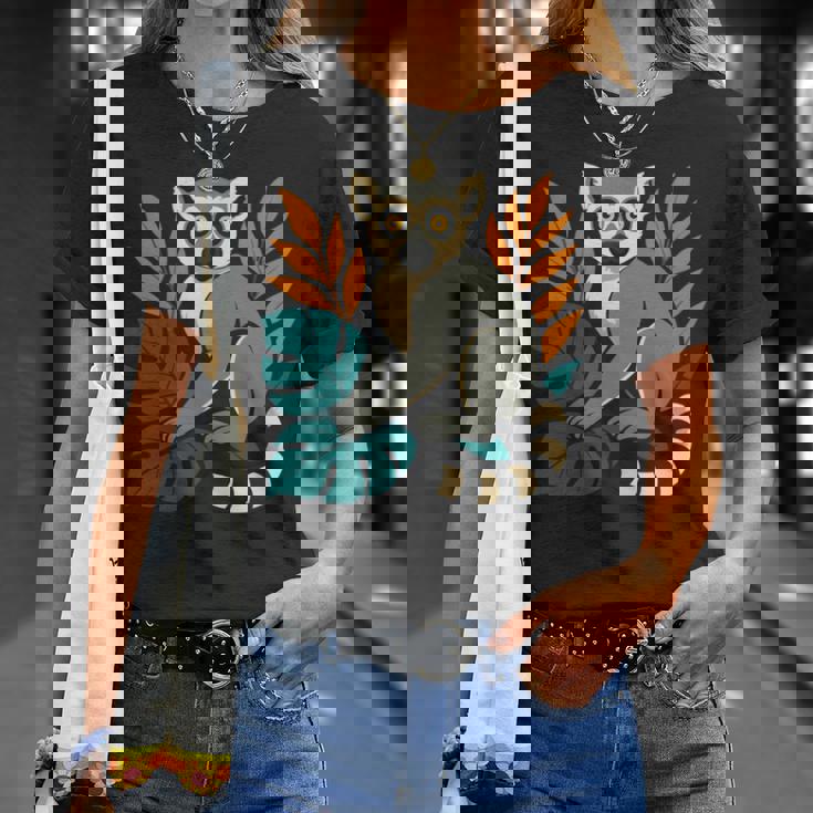 ワオキツネザル 長袖tシャツ Tシャツ 彼女への贈り物